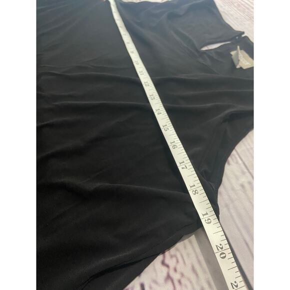 Chicos 1 Tank Dress Womens M Black Sleeveless Keyhole Back Stretch - Picture 6 of 11